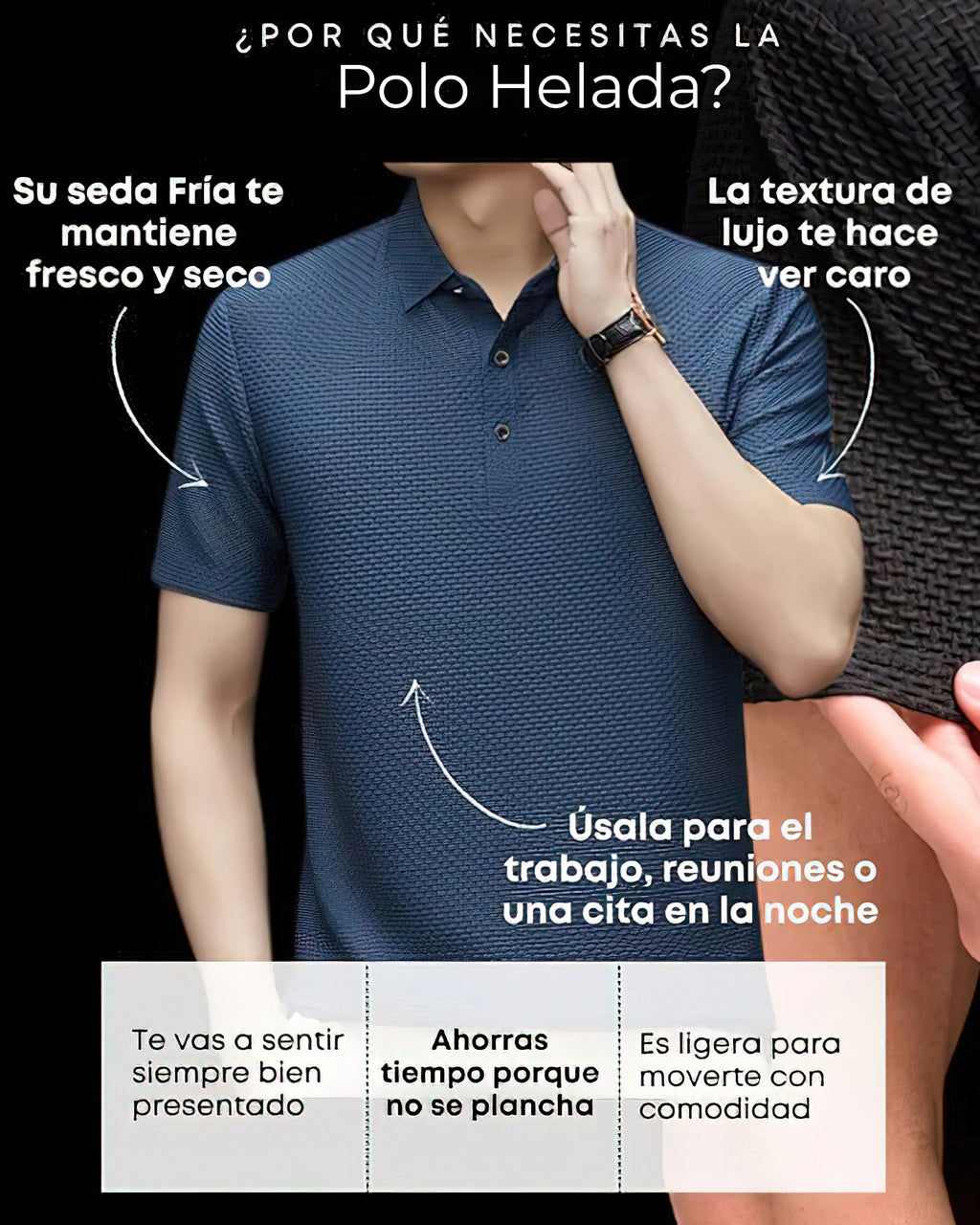 Polo Seda Helada™ by AURA